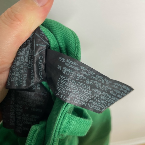 Zara kelly green high waisted pocket jeans - Picture 7 of 7